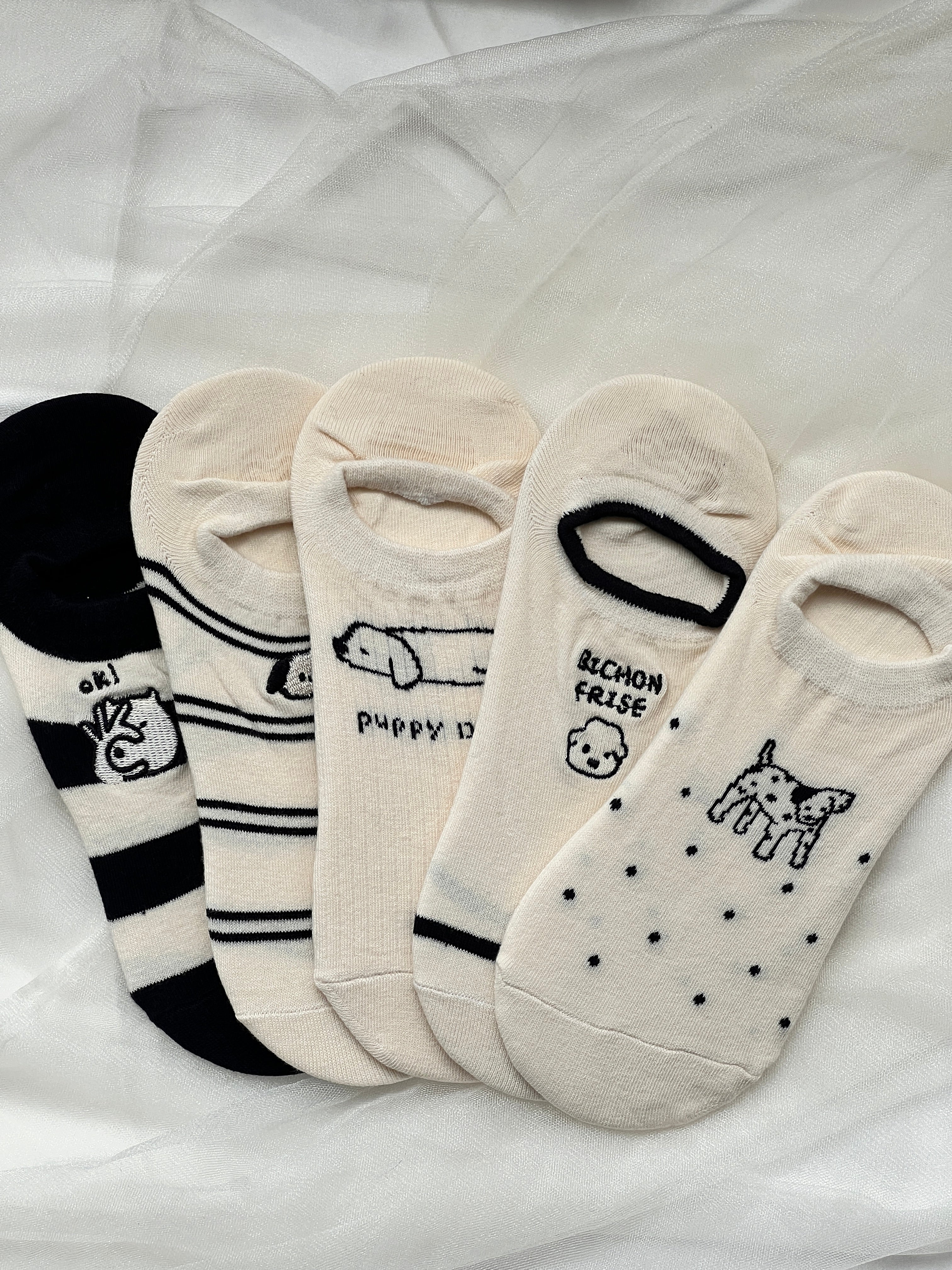 Minimalist Pup Socks Everyday innerwear Boutique