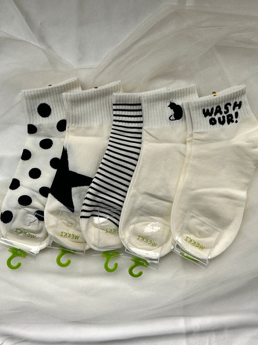 Black & White Socks