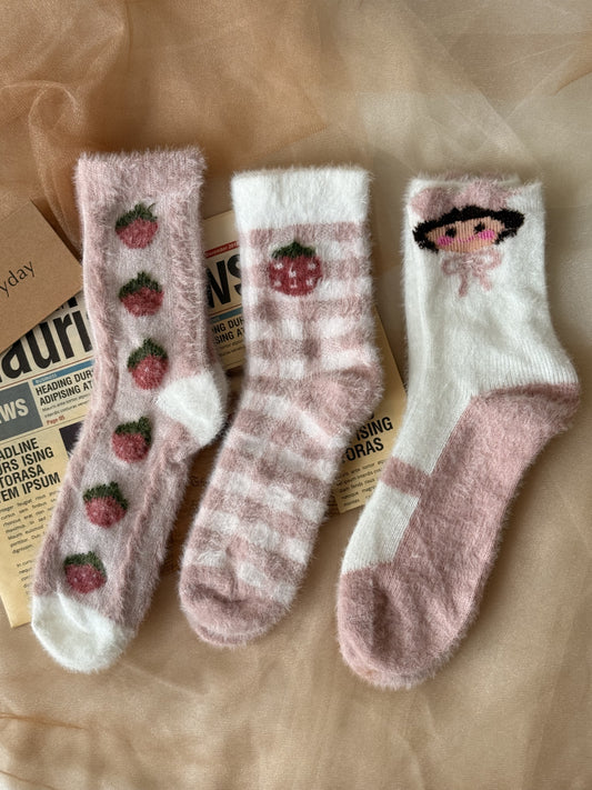 Strawberry Princess Socks